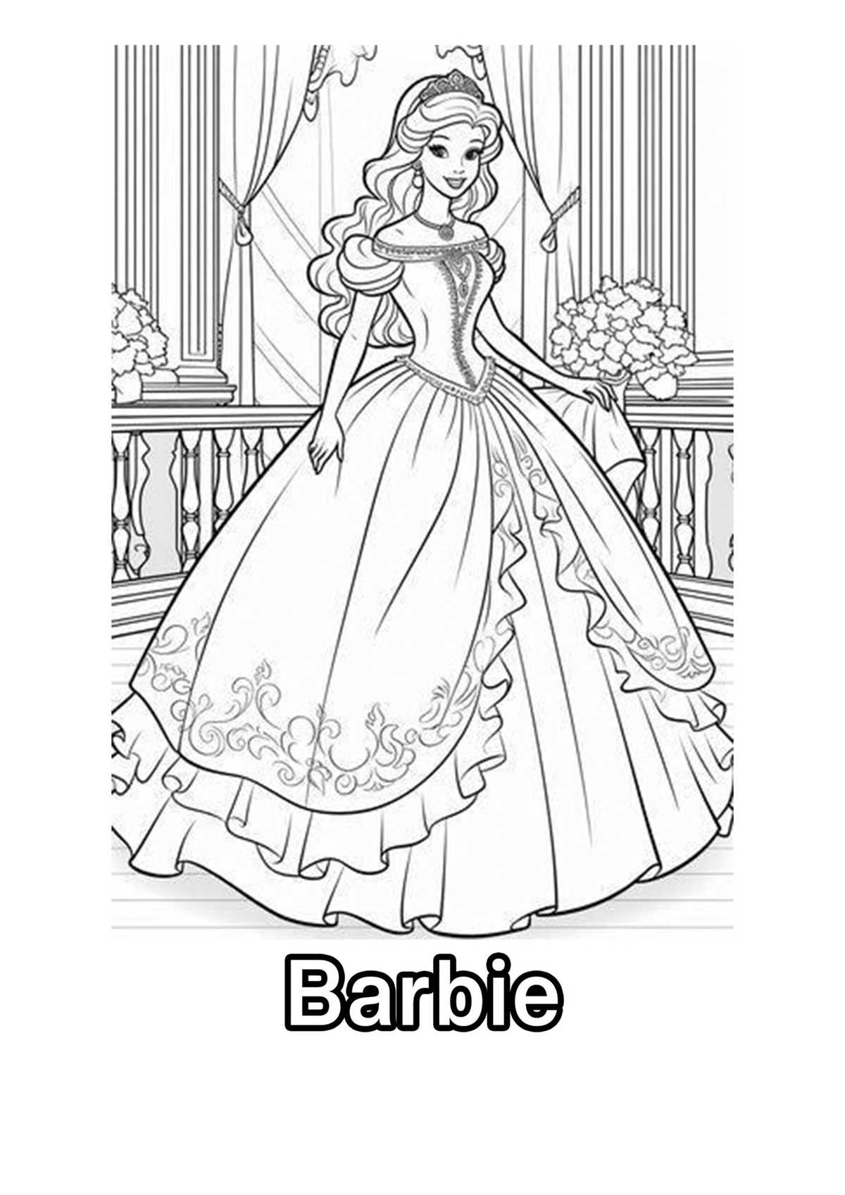 free printable coloring pages of barbie free printable coloring pages of barbie