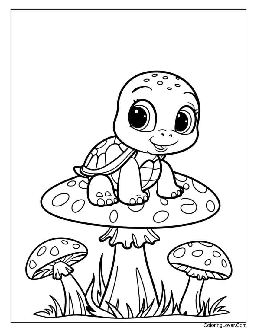 printable turtle coloring pages