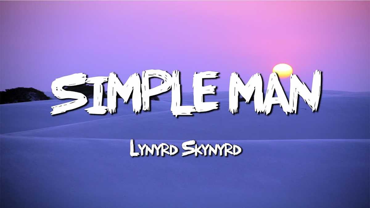 simple man lyrics printable simple man lyrics printable