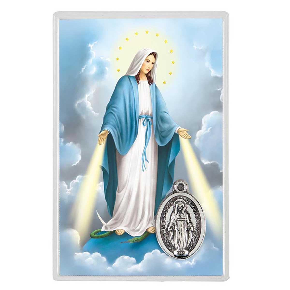 miraculous medal prayer card printable miraculous medal prayer card printable
