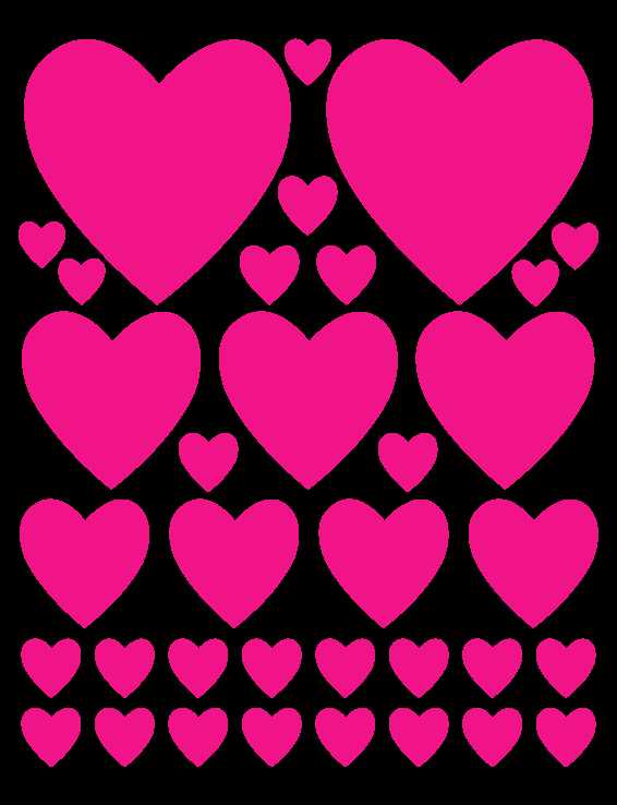 printable pink hearts printable pink hearts