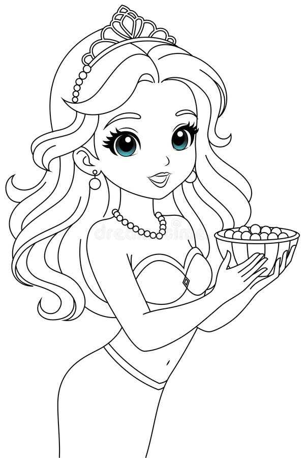 printable colouring princess