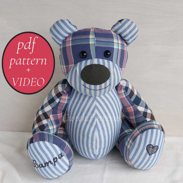 free printable teddy bear pattern free printable teddy bear pattern