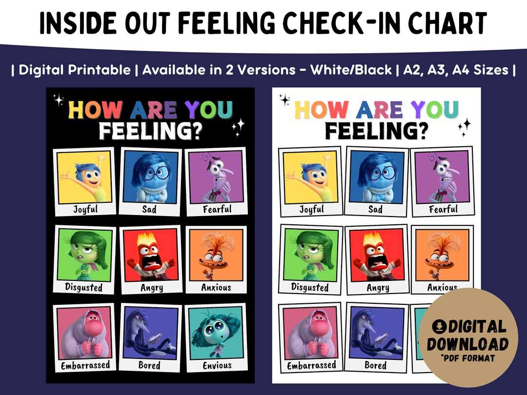 inside out feelings printables free
