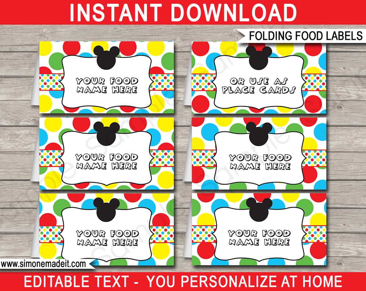 mickey mouse printables