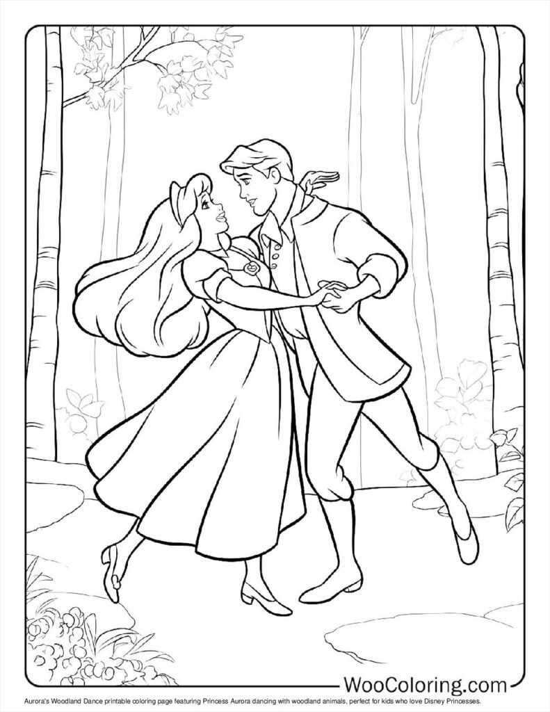printable coloring page princess