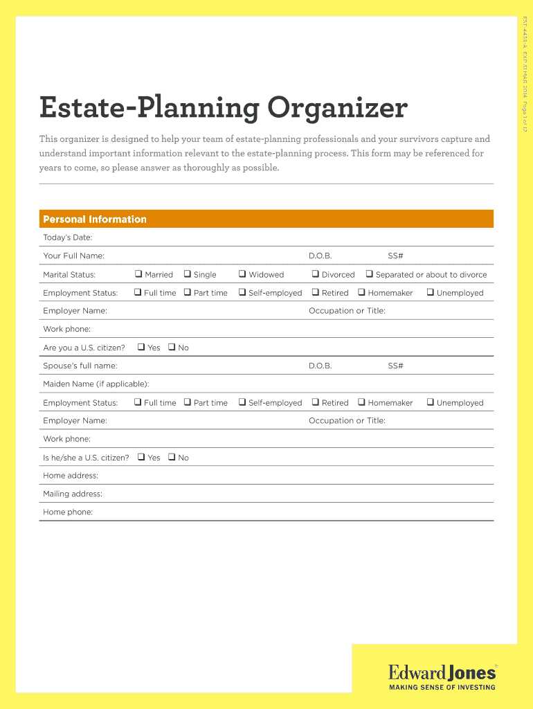 free printable executor checklist