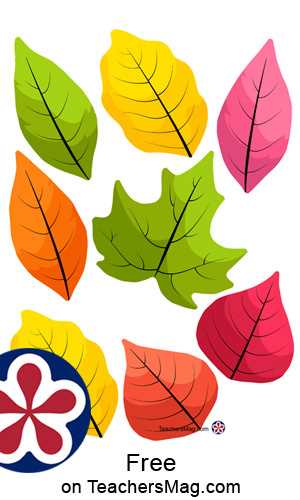 color leaves printable color leaves printable