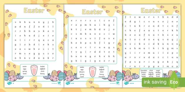 word search for easter printable word search for easter printable