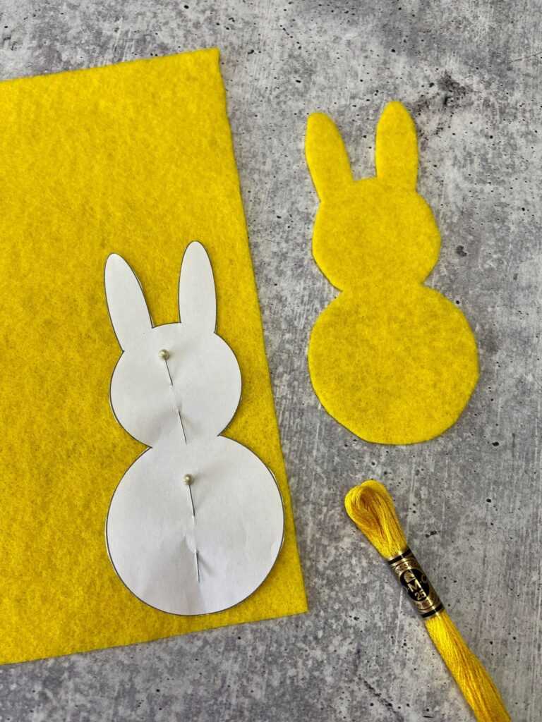 printable free bunny sewing pattern
