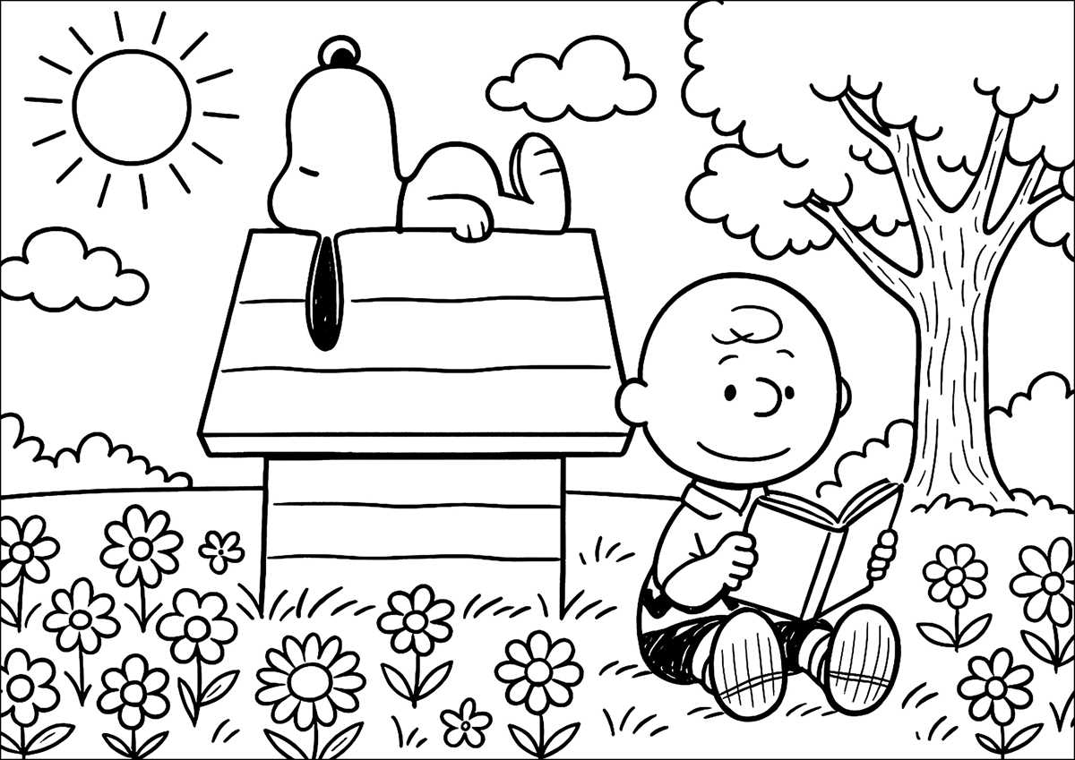 printable peanuts characters