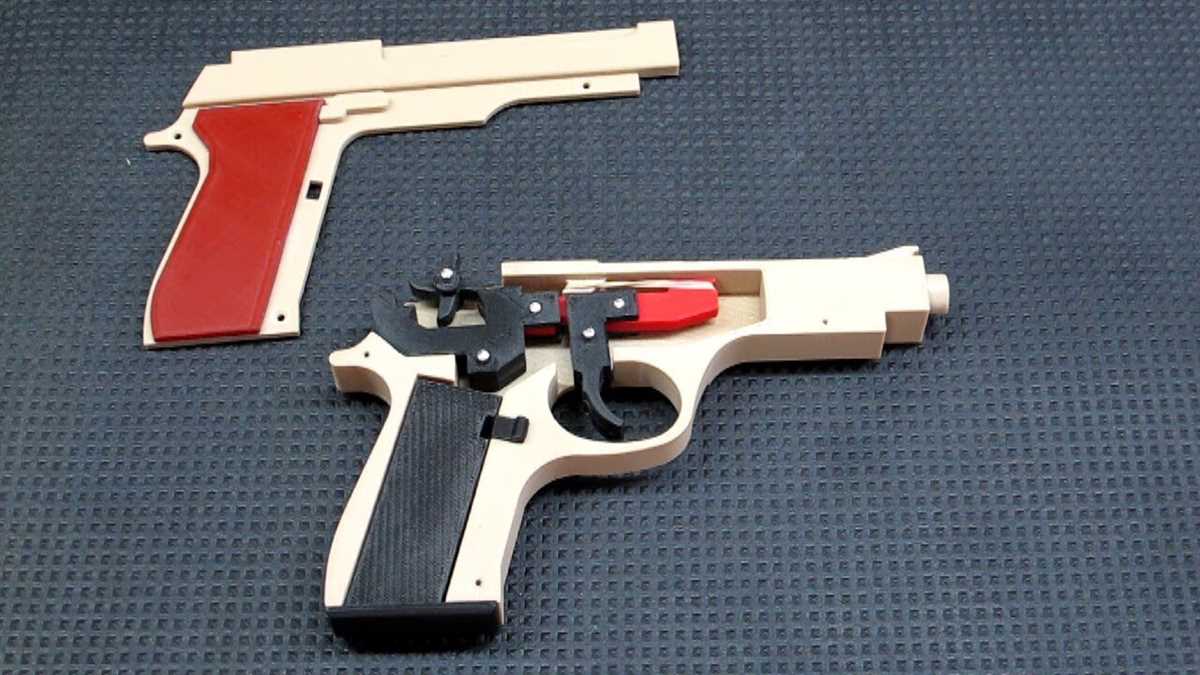 3d printable rubber band gun 3d printable rubber band gun
