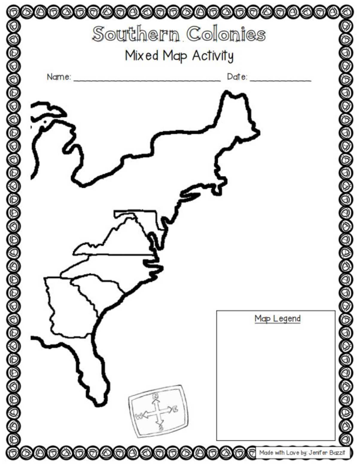 blank map 13 colonies printable blank map 13 colonies printable
