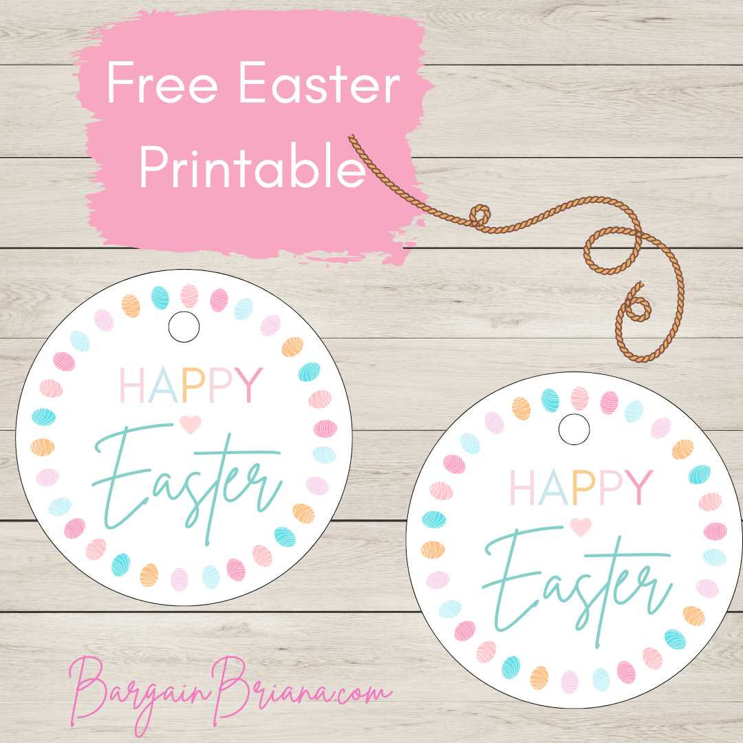 free easter tags printable free easter tags printable