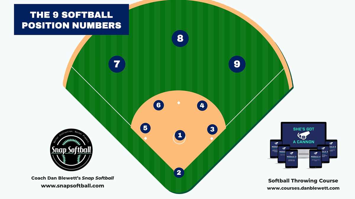 printable softball field positions printable softball field positions