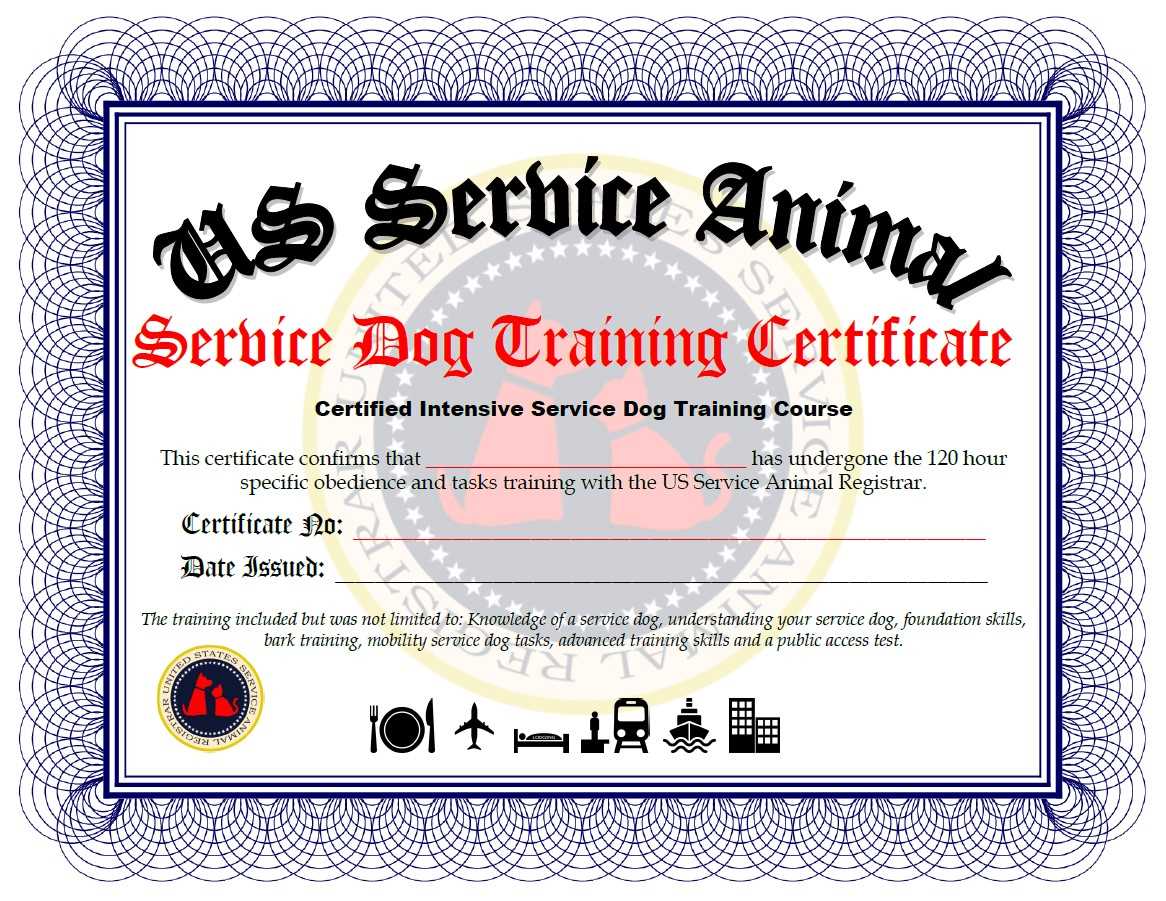 free printable esa certificate free printable esa certificate