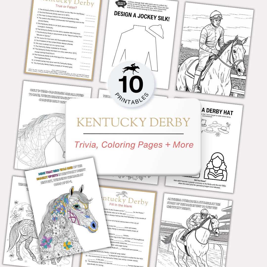kentucky derby printables free kentucky derby printables free