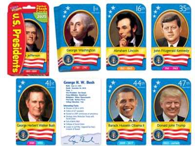 president flashcards printable