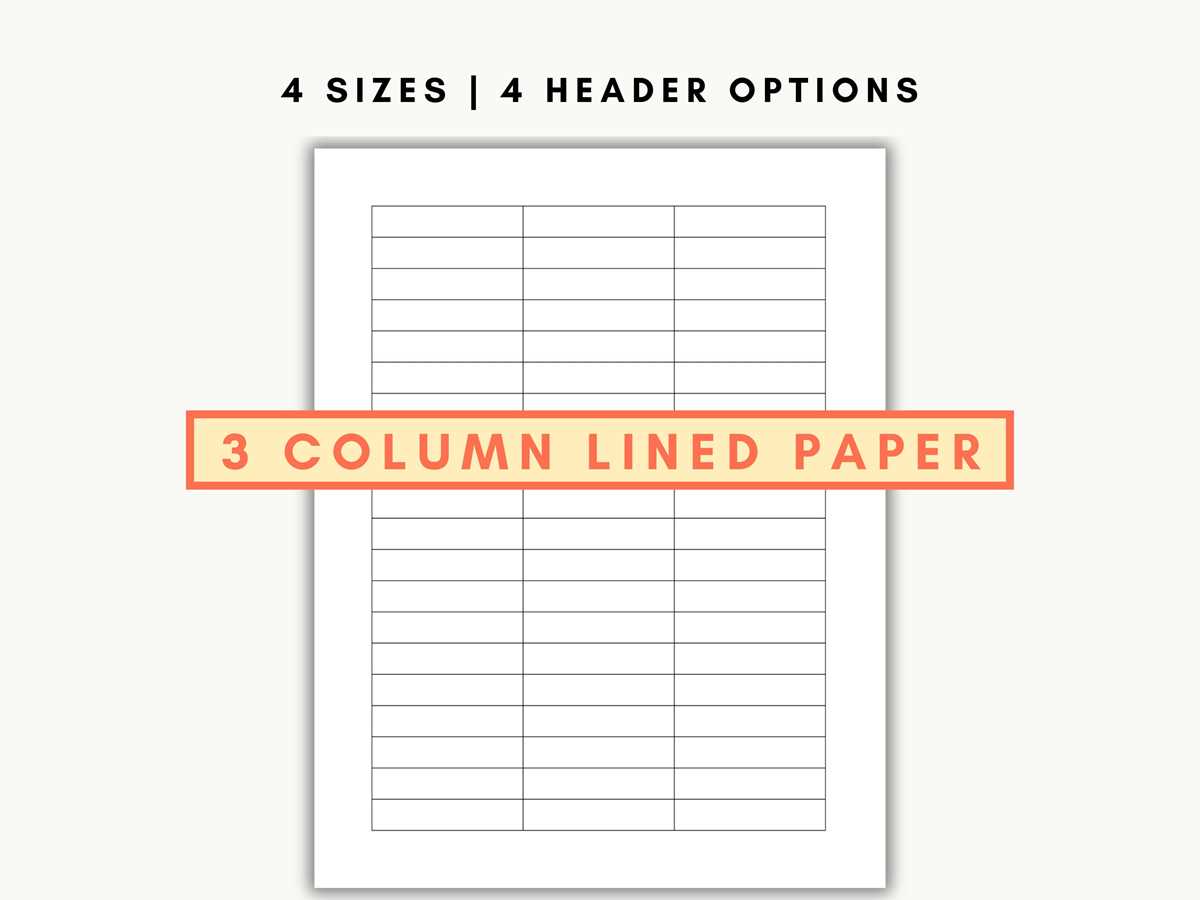 printable column paper printable column paper