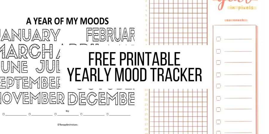 free mood tracker printable