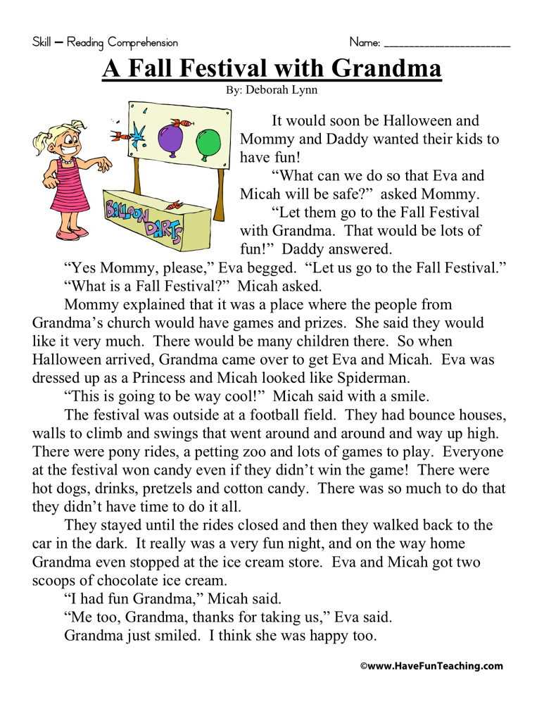 printable comprehension worksheets