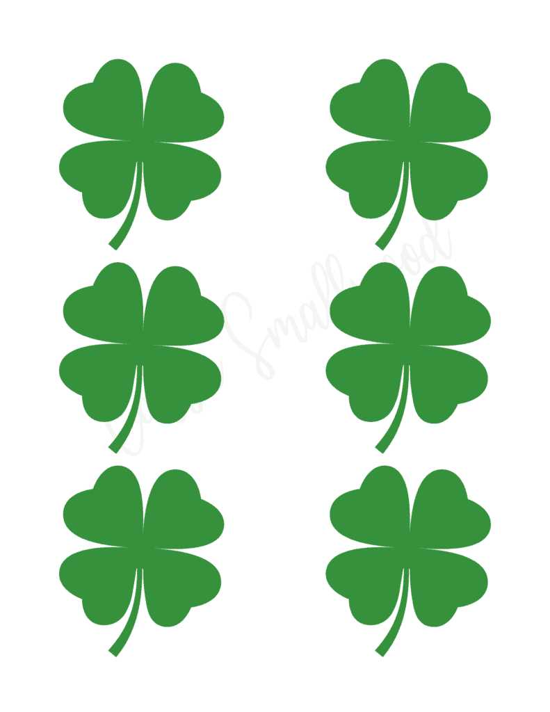 4h clover printable