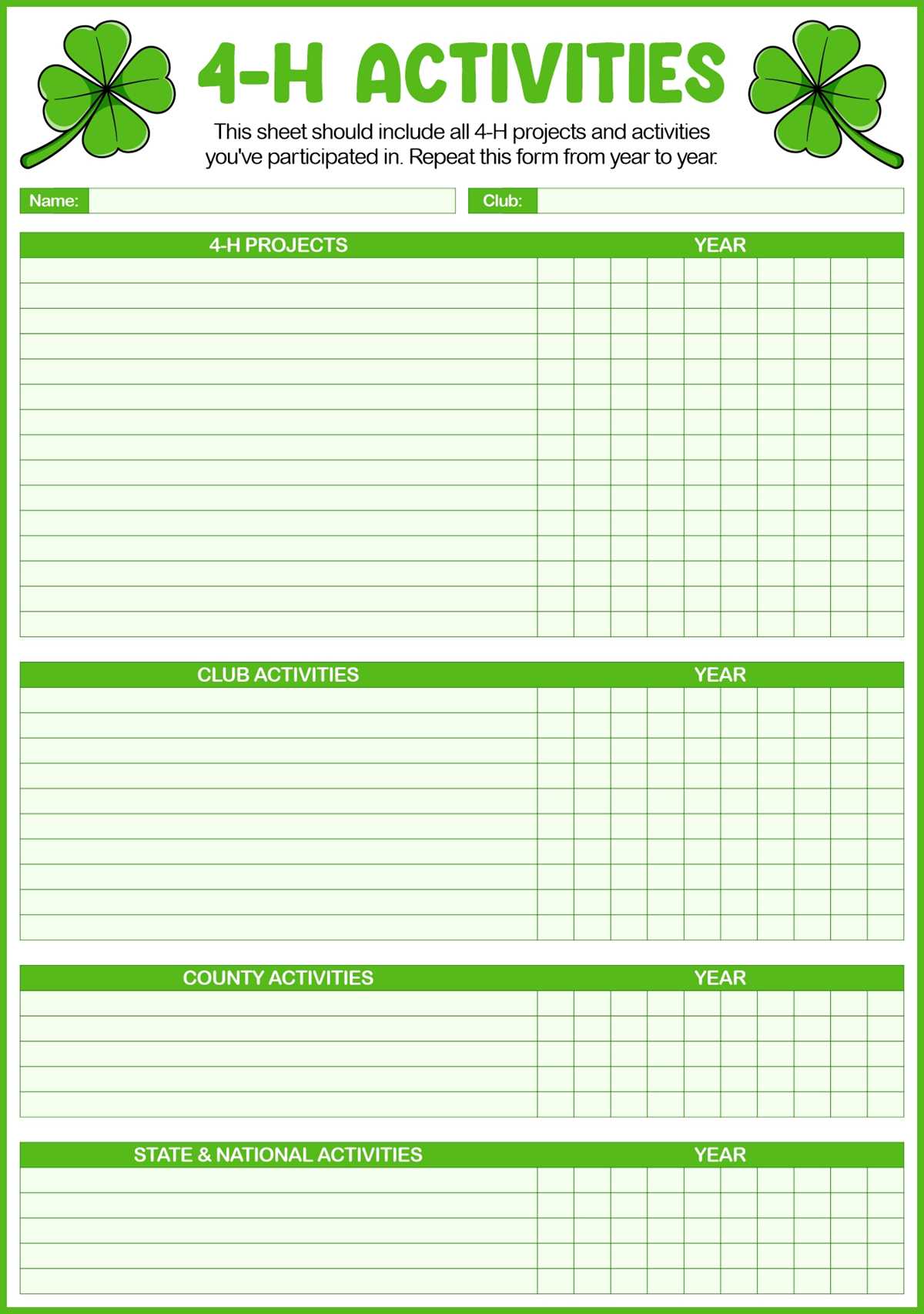 4h pledge printable 4h pledge printable