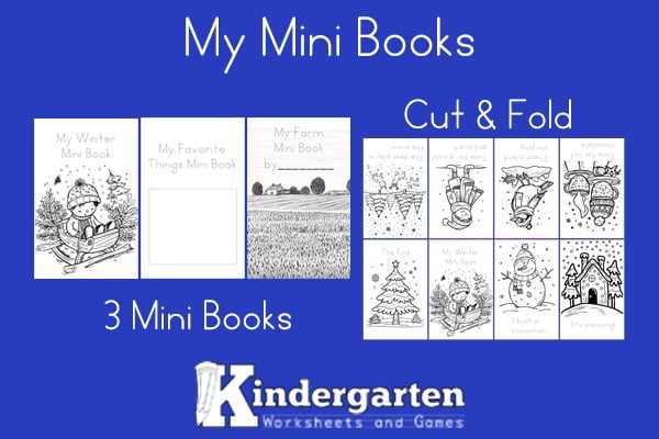 kindergarten books free printable