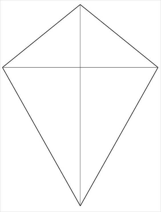 kite outline printable kite outline printable