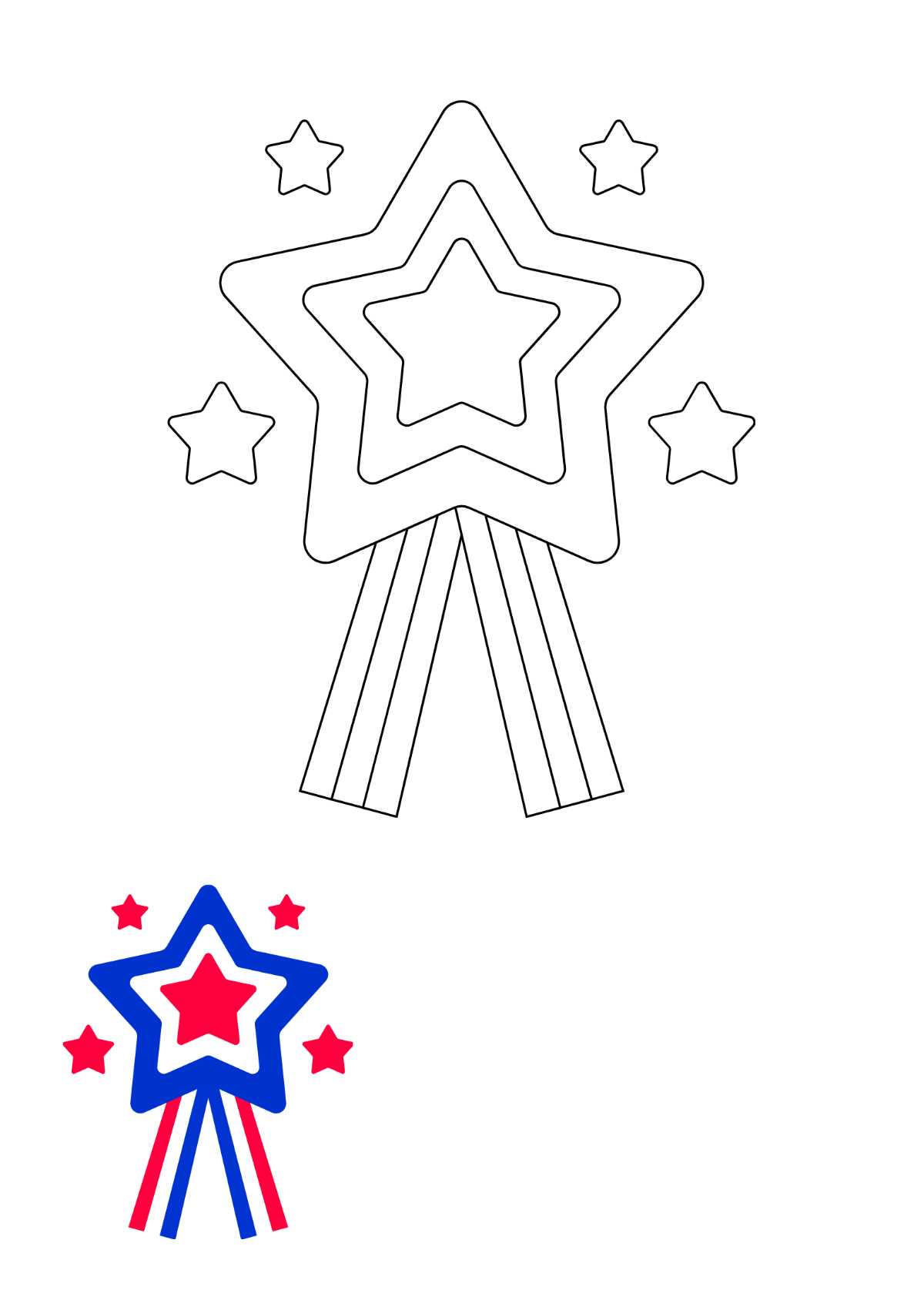 4th of july coloring pages free printable