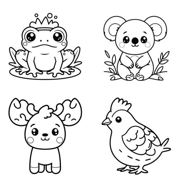 cute animal printable cute animal printable