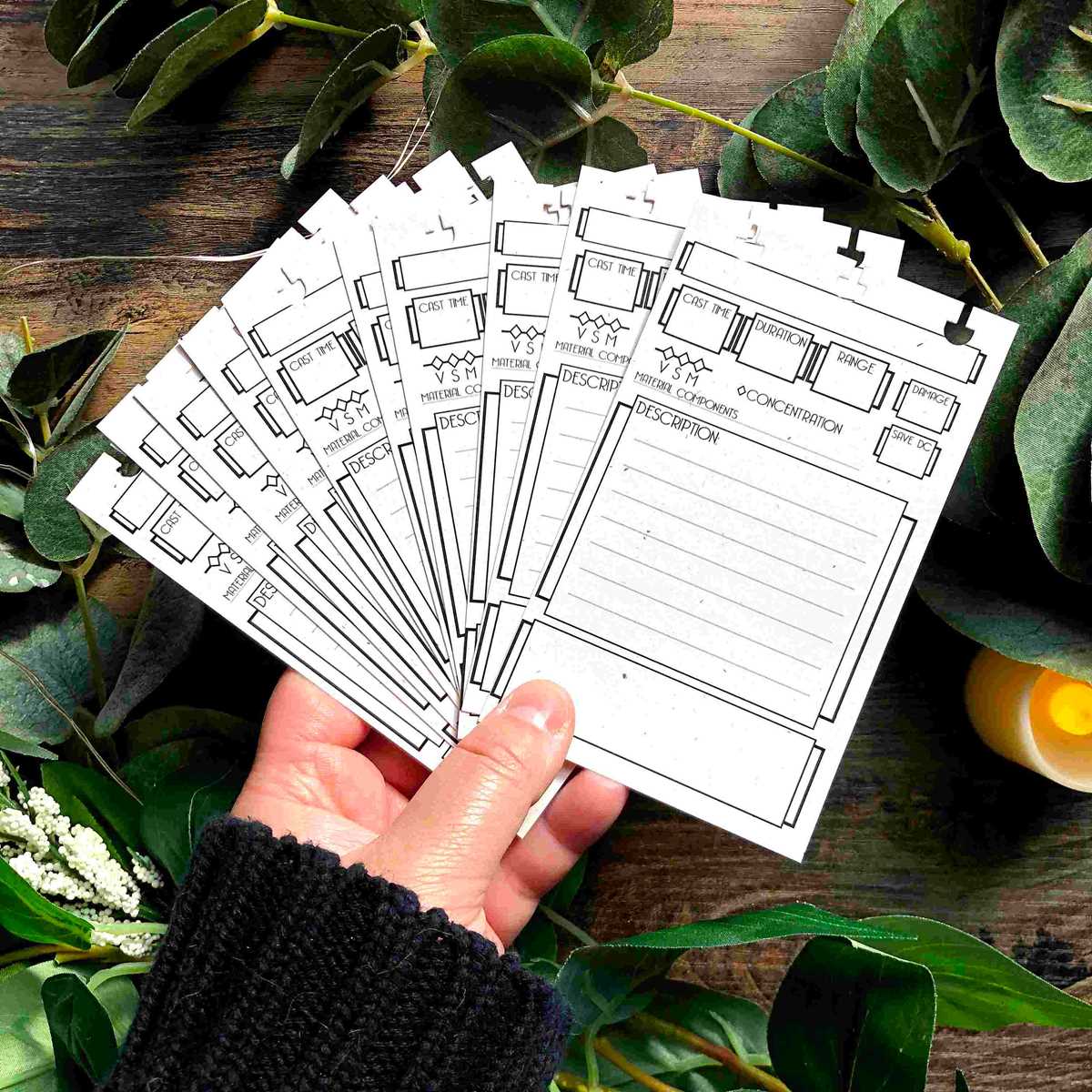 printable spell cards 5e printable spell cards 5e