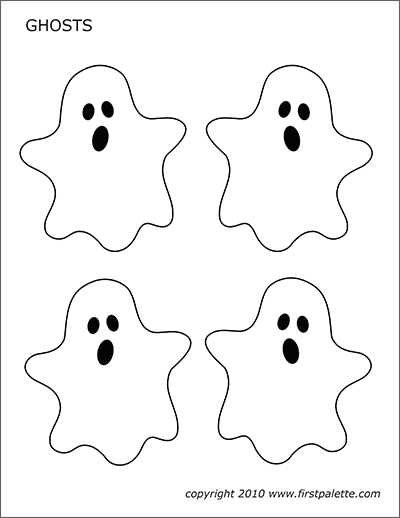 ghost cutout printable