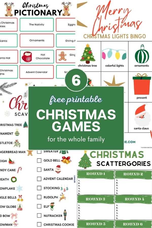 christmas games printables christmas games printables
