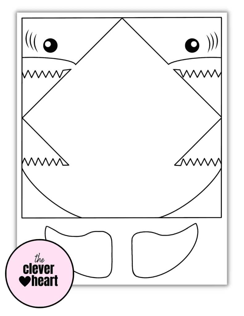 shark templates printable shark templates printable