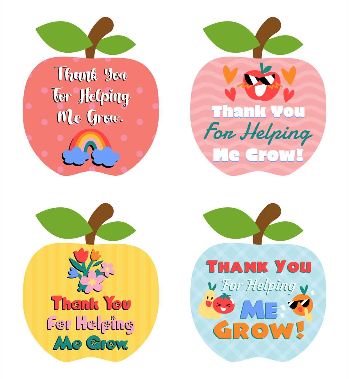 free printable thank you for helping me grow free printable thank you for helping me grow