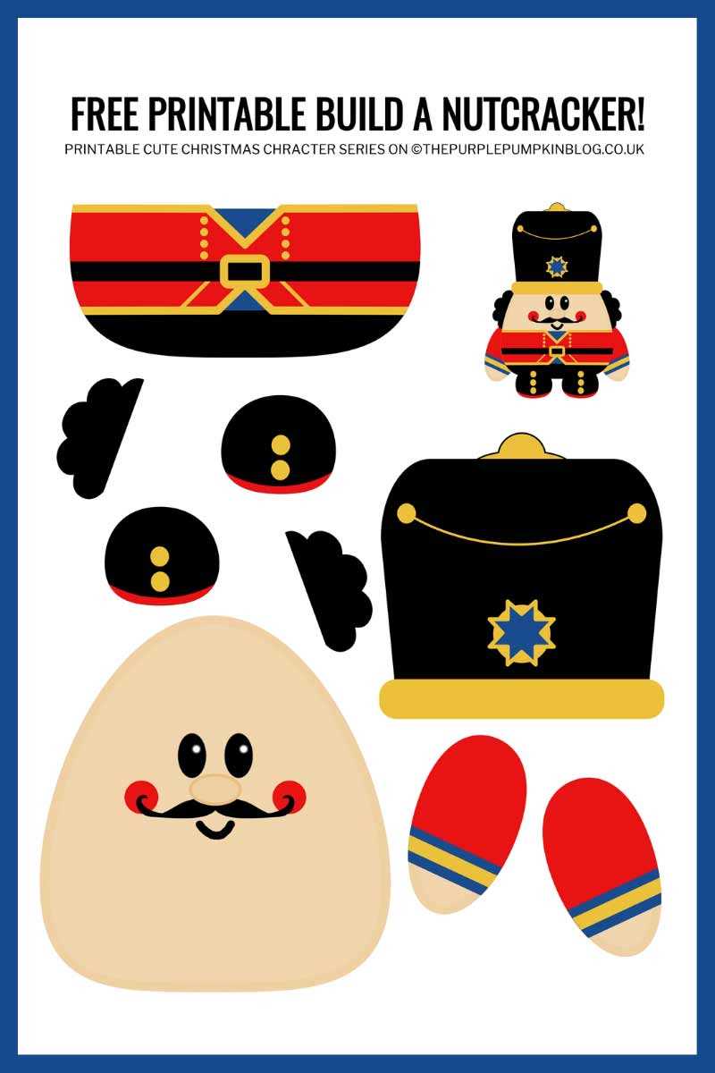 printable nutcracker craft printable nutcracker craft