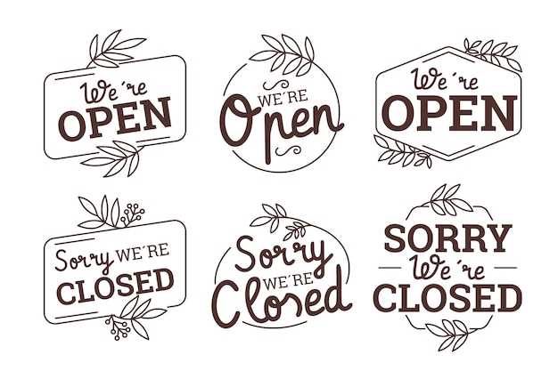 printable open and closed signs