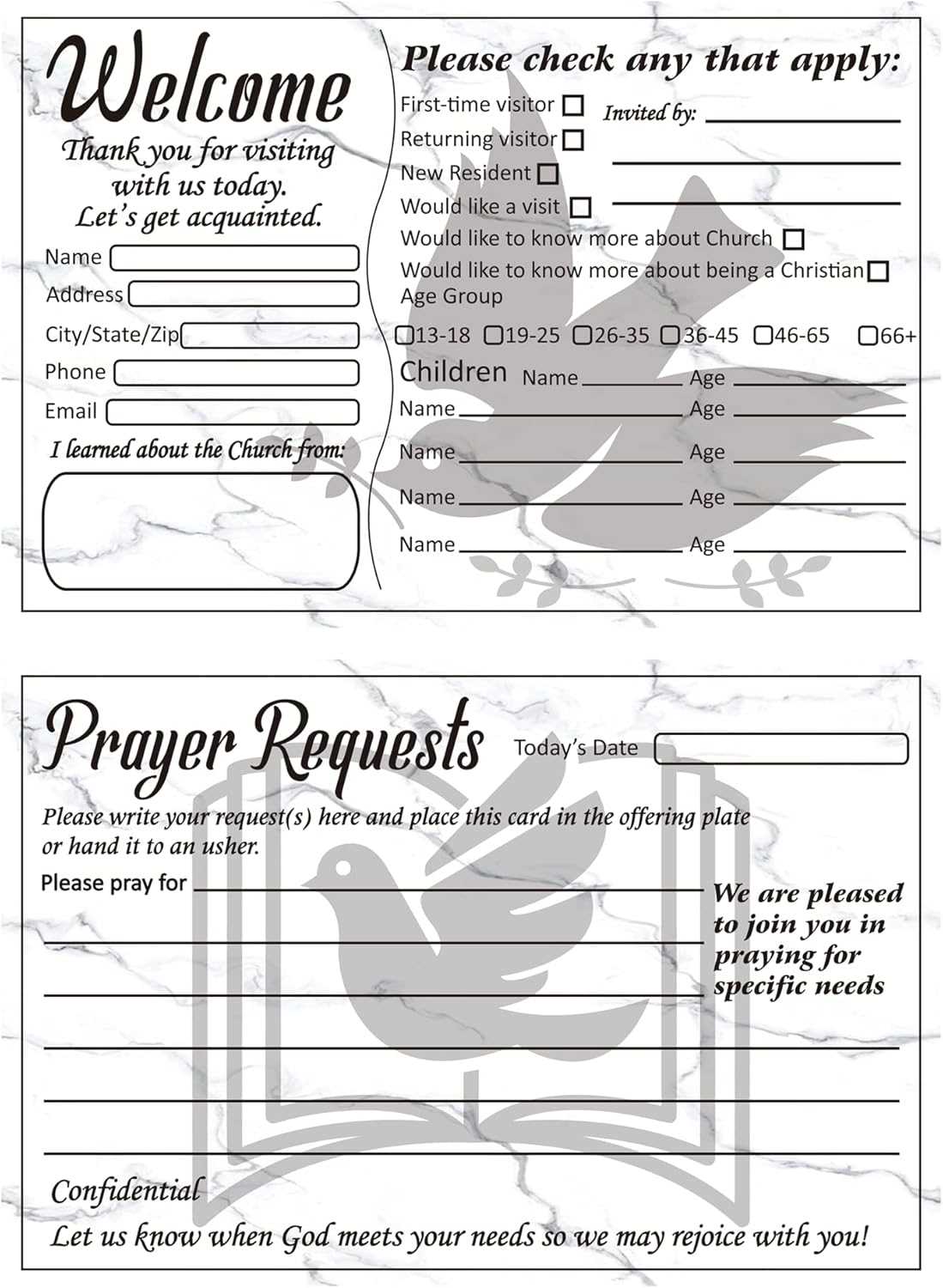 printable prayer request cards