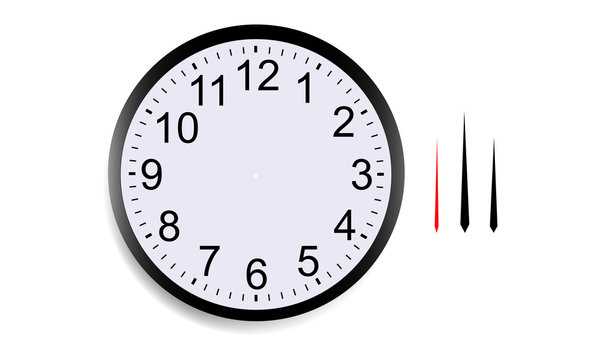 free printable clock template