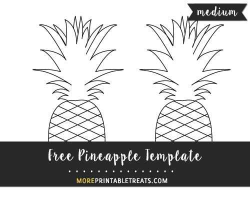 printable pineapple template