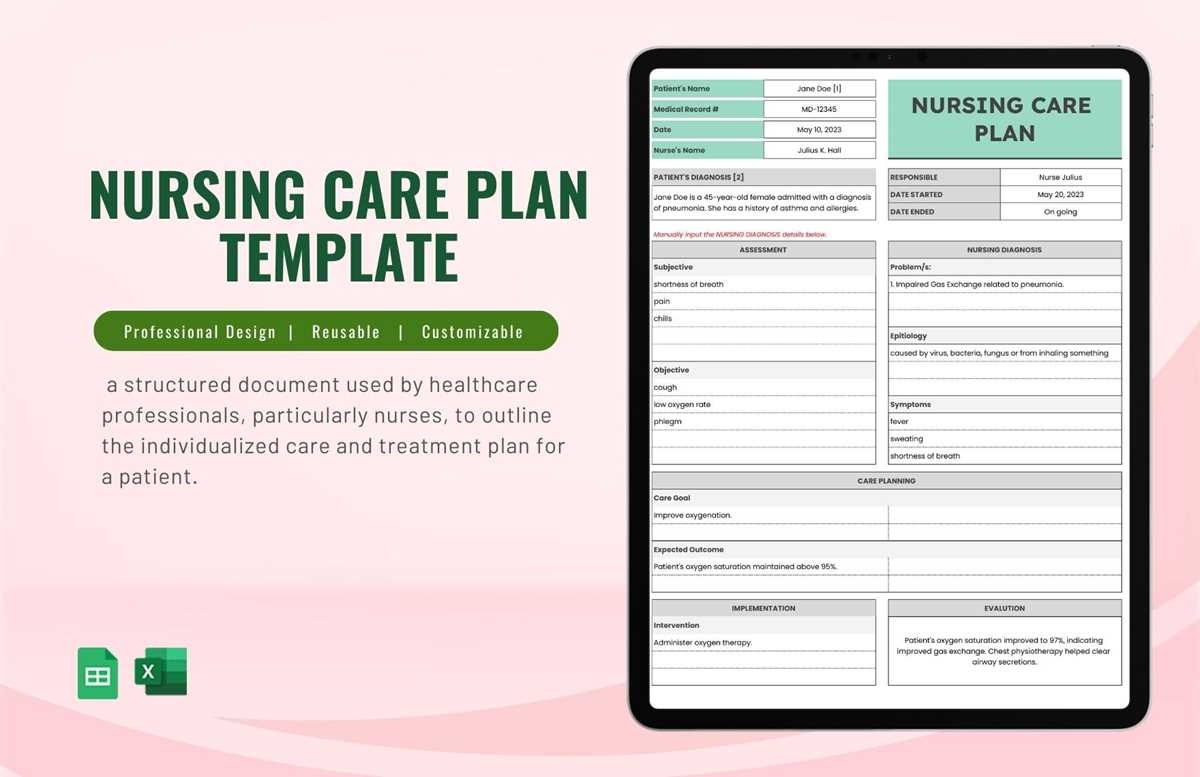 blank printable care plan template blank printable care plan template