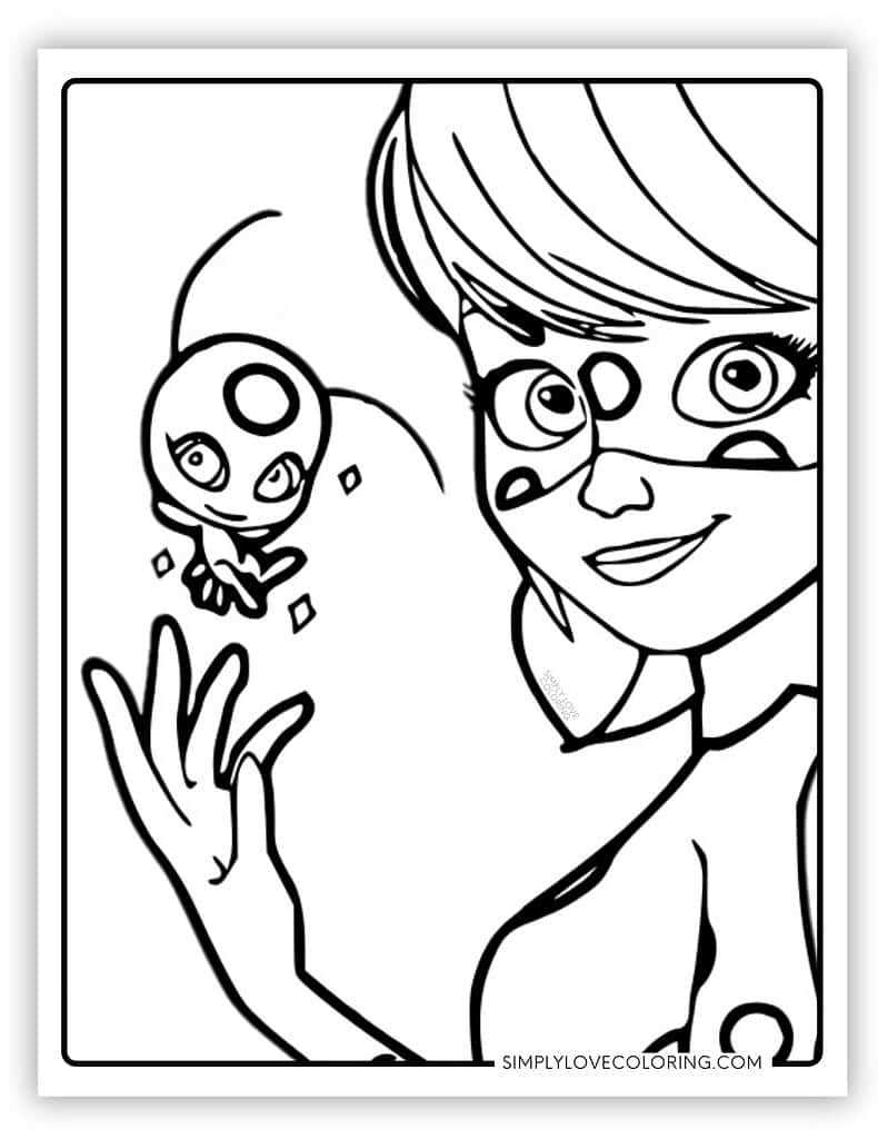 ladybug printable coloring pages