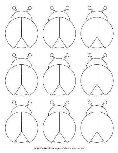 ladybug template free printable ladybug template free printable