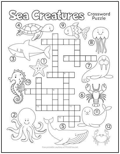 large print crosswords printable