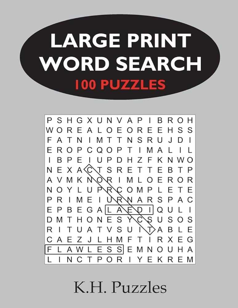 large print printable word search puzzles