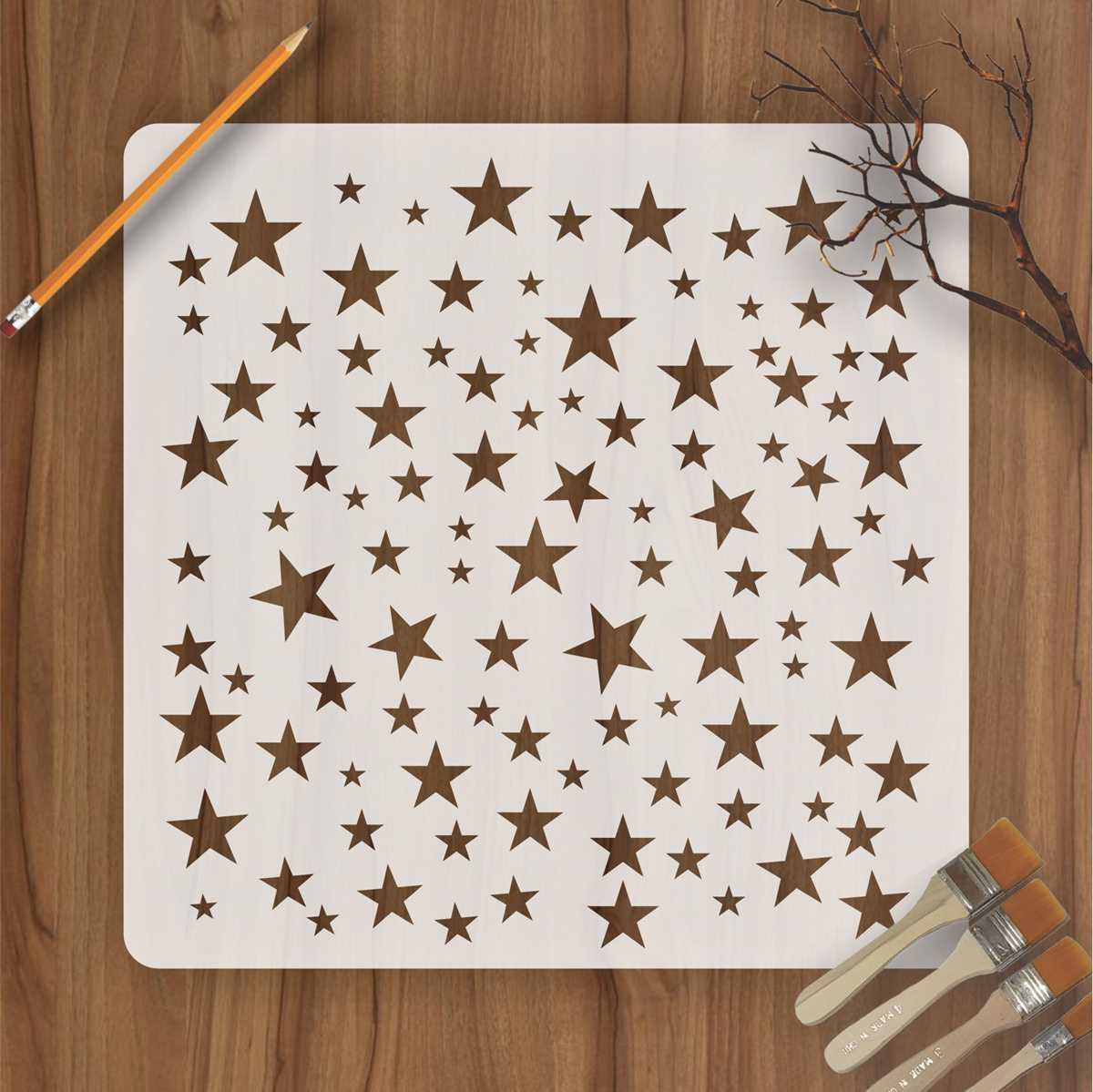 large star printable