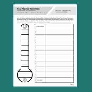 blank feelings thermometer printable