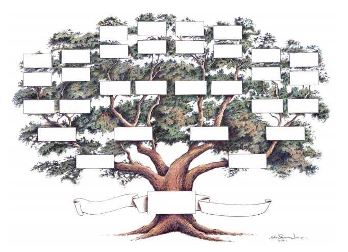 printable jesus family tree chart