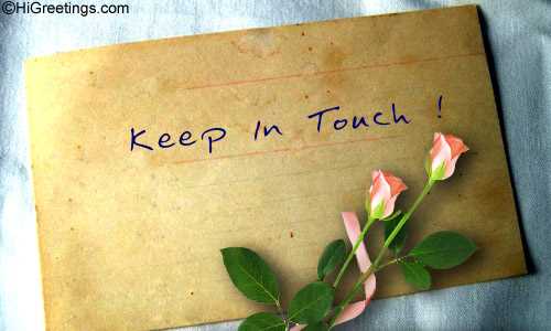 free printable keep in touch cards